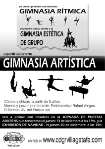 gimnasia artistica en Getafe